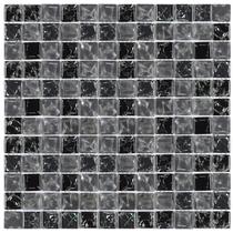 Kit 1m² Pastilha de Vidro Ice 30cm X 30cm