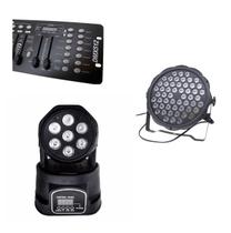 Kit 1par led slim 54x3w rgbwa 1mini wash 7x12w full dmx 512 Kit 1par led slim 54x3w rgbwa 1mini wash 7x12w full dmx 512