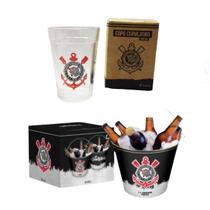 Kit 1Un Copo Americano Vidro 190Ml Tradicional + Balde