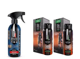 Kit 1un D-Fense Pro Tecidos 500ml + 2un D-Fense Pro Ambiente 250ml - Haxea