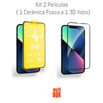 Kit 1UN Película 3D de Vidro Temperado + 1UN Película Cerâmica Fosca Flexível Para Iphone 13 PRO Kit 1UN Película 3D de Vidro Temperado + 1UN Película Cerâmica Fosca Flexível Para Iphone 13 PRO