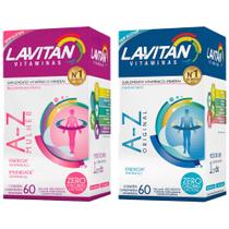 Kit 1x Lavitan AZ original + 1x Lavitan AZ Mulher 60 Comprimidos Cada - CIMED