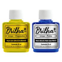 Kit 1x Limpa Pratas + 1x Limpa Folheados - Brilha