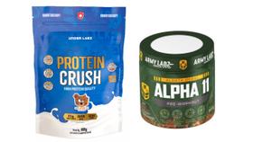 Kit 1x Protein Crush Refil 900g + 1x Pré Treino Alpha11 300g Kit 1x Protein Crush Refil 900g + 1x Pré Treino Alpha11 300g