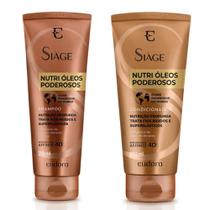 Kit 1X Shampoo Siàge Nutri Óleos Poderosos 250ml + 1X Condicionador Siàge Nutri Óleos Poderosos 200ml