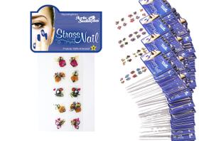 Kit 2.000 Adesivos para Unhas Strass Nail, 100% Artesanal