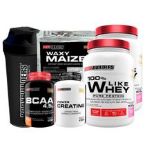 Kit 2 100% Like Whey 900G+ Waxy Maize 800G+ Power - Bodybuilders