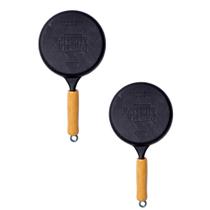 Kit 2, 3, 5, 10 Panela Mineira Cabo De Madeira