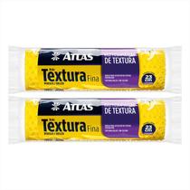 kit 2/3/6 Rolo Textura Fina 23cm 110/75 Atlas