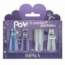 Kit 2.3 impala pov 2 esmaltes 1 top coat 1 gloss labial maria nicolly Kit 2.3 impala pov 2 esmaltes 1 top coat 1 gloss labial maria nicolly