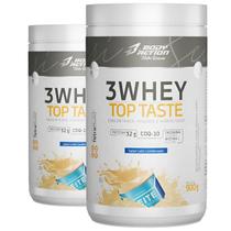 Kit 2 3Whey Top Taste 900g Concentrado Isolado Hidrolisada Kit 2 3Whey Top Taste 900g Concentrado Isolado Hidrolisada