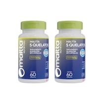 Kit 2 5 Quelatos 2x60 cápsulas Maltta Nutrition