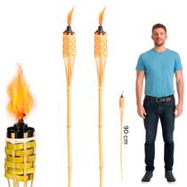kit 2 a 4 Tochas de Bambu são João festa junina acampamento decoração casamento aromatizado