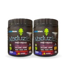 Kit 2 Abduzido Pré treino Beta Alanina L arginina L taurina L tirosina e Cafeína 300g sabor Blueberry Fisionutri