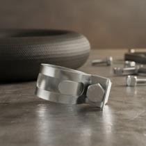 Kit 2 Abraçadeira Aço Reforçada Mangote 4 Polegadas 105x117