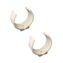 Kit 2 Abraçadeira Impacto Cano Tubo 100mm 4'' Branca Estrela