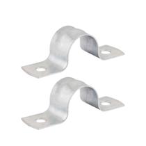 Kit 2 Abraçadeira Tipo U De Aço Fixação De Canos Tubos 1" 32mm