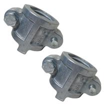 Kit 2 Abraçadeiras Alta Pressão Para Mangueira Lava Jato 3/4 Polegada Em Zinco Londribor
