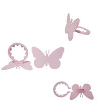 Kit 2 Abraçadeiras Prendedores de Cortina Borboleta Decoração Criativa para Quarto Infantil e Sala Kit 2 Abraçadeiras Prendedores de Cortina Borboleta Decoração Criativa para Quarto Infantil e Sala