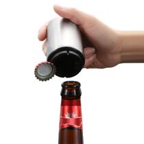 KIt 2 Abridor de Garrafas Magnético em Aço Inox 8,5x5cm Cada