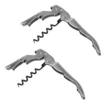 Kit 2 Abridores de garrafas em metal canivete 3 em 1 - LIVON