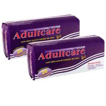 Kit 2 Absorvente Geriátrico Adulto Adultcare - Total 40 Unidades Kit 2 Absorvente Geriátrico Adulto Adultcare - Total 40 Unidades