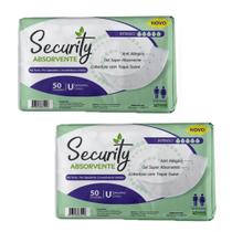 Kit 2 Absorvente Geriátrico Incontinência Security - 50 Unidades Total 100 Unidades Kit 2 Absorvente Geriátrico Incontinência Security - 50 Unidades Total 100 Unidades