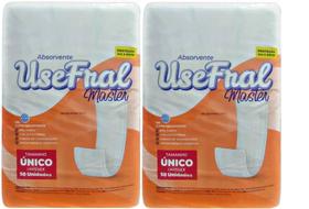 Kit 2 Absorvente Geriátrico Unissex Usefral - Com 50 Cada - Total 100 Unidades Kit 2 Absorvente Geriátrico Unissex Usefral - Com 50 Cada - Total 100 Unidades
