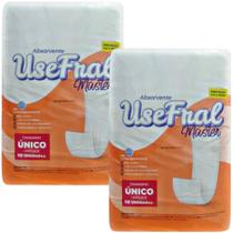 Kit 2 Absorvente Geriátrico Unissex Usefral - Com 50 Cada - Total 100un