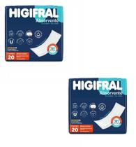 Kit 2 Absorvente Incontinência Higifral 20Un - Higifral