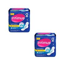 Kit 2 Absorvente Intimus Noturno Suave Abas 8 Un