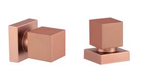 Kit 2 Acabamento Quadrado Registro Rose Fosco De Chuveiro Banheiro Padrão Deca