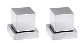 Kit 2 Acabamentos P/Registro Quadrado 3/4 Padrão Deca ABS