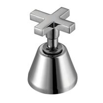 Kit 2 Acabamentos Para Registro Nya C 22 1/2'', 3/4'' E 1'' - D PET Meber Metais Cromado Kit 2 Acabamentos Para Registro Nya C 22 1/2'', 3/4'' E 1'' - D PET Meber Metais Cromado