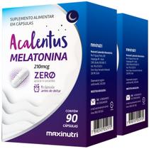 Kit 2 Acalentus Bem Estar Noturno 210mcg 90 Cápsulas Maxinutri