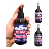 Kit 2 Acelerador Cola Almasuper 190ml Rápido Resistente Kit 2 Acelerador Cola Almasuper 190ml Rápido Resistente