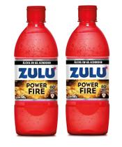 Kit 2 Acendedor 80INPM 500g Cada Zulu O Poder do ÁlcoolGel