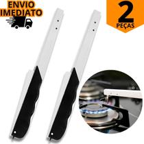 Kit 2 Acendedor De Fogão Manual Com Botão Moderno Prático Kit 2 Acendedor De Fogão Manual Com Botão Moderno Prático