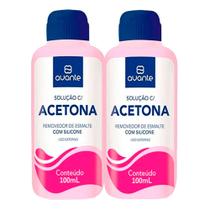 Kit 2 Acetona Avante Rosa 100ml Kit 2 Acetona Avante Rosa 100ml