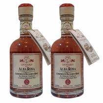 kit 2 Acetos Balsamicos Leonardi Alba Rosa 250ml