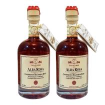 Kit 2 Acetos Balsamicos Leonardi Alba Rosa 500ml