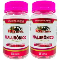Kit 2 Ácido Hialurônico 500mg 120 Cápsulas - Rei Terra