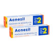 Kit 2 Acnezil Gel Tratamento Antiacne com Peróxido Benzoila 20g