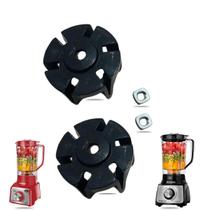 Kit 2 Acoplador Arrastador Arraste Motor Do Copo Liquidificador Para Modelo Mondial L1000 L99 L900 L1200