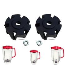 Kit 2 Acoplador Arrastador Arraste Motor Do Copo Liquidificador Para Walita LiqFaz Roma Veneza Firenze Ri