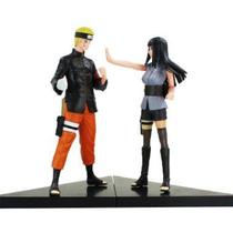 Kit 2 action figures naruto - naruto e hinata dfx shinobi relations