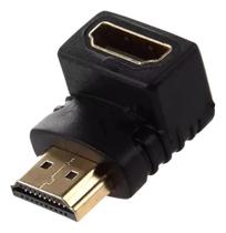 Kit 2 Adaptador Cabo Hdmi Curva L 90 Graus Tv Painel Parede Kit 2 Adaptador Cabo Hdmi Curva L 90 Graus Tv Painel Parede