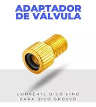 Kit 2 Adaptador de Válvula para Encher Pneu de Bike no Posto