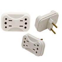Kit 2 adaptador todas tomadas padrão novo antigo benjamin