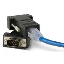 Kit 2 Adaptador Vga Rj45 Cabo Rede Extensor Extensao Monitor